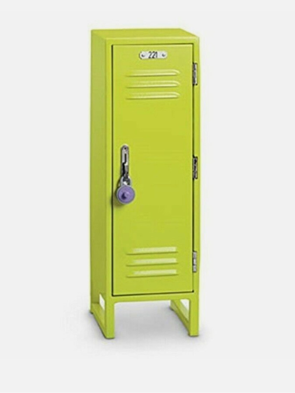 American Girl School Locker Set in Lime Green + Doodle Backpack Set